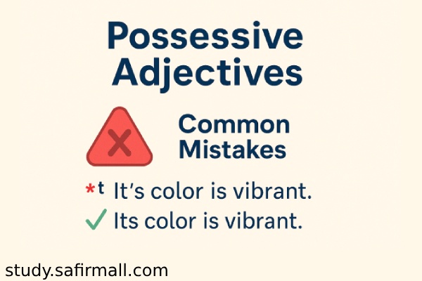 آموزش صفات ملکی در زبان انگلیسی