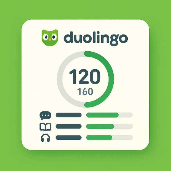 آزمون دولینگو از چند نمره است؟