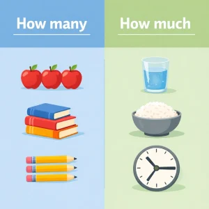 آموزش گرامر how much و how many