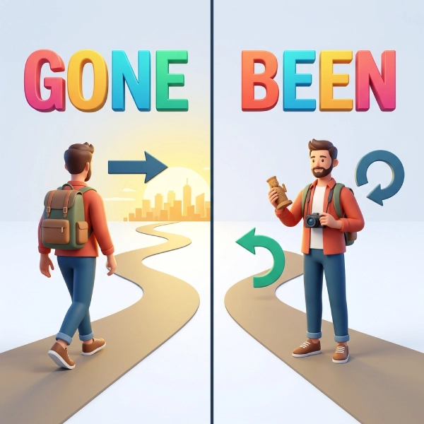 gone و been