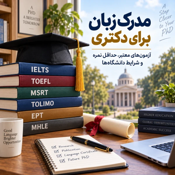 مدرک زبان برای دکتری
